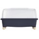 Prosperplast RESPANA PLANTER WOOD LOW Set Sadbovač 77 cm, antracit ISEW780