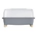 Prosperplast RESPANA PLANTER WOOD LOW Set Sadbovač 77 cm, šedý kameň ISEW780