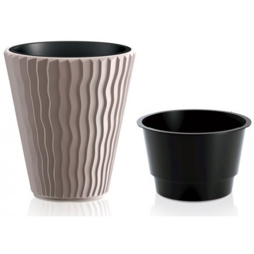 Prosperplast SANDY kvetináč 29,7cm, 13l, mocca DBSP300