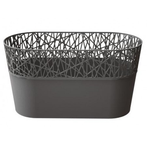 PROSPERPLAST CITY Truhlík s čipkou 28,5 cm, grafit DCIT285 PROSPERPLAST CITY Truhlík s čipkou 28,5 cm, grafit DCIT285