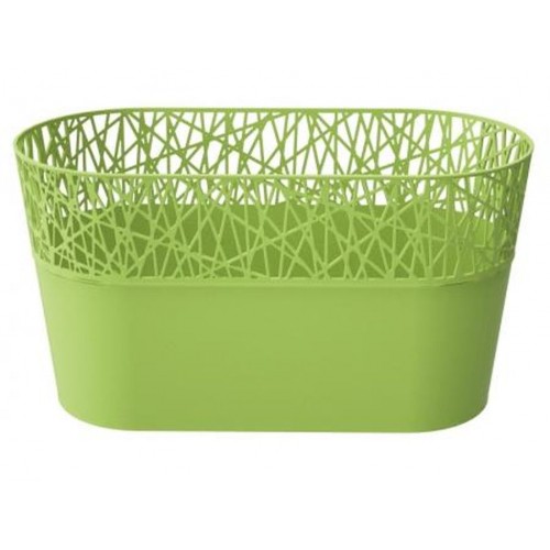 PROSPERPLAST CITY Truhlík s čipkou 28,5 cm, limetka DCIT285 PROSPERPLAST CITY Truhlík s čipkou 28,5 cm, limetka DCIT285