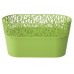 PROSPERPLAST CITY Truhlík s čipkou 28,5 cm, limetka DCIT285