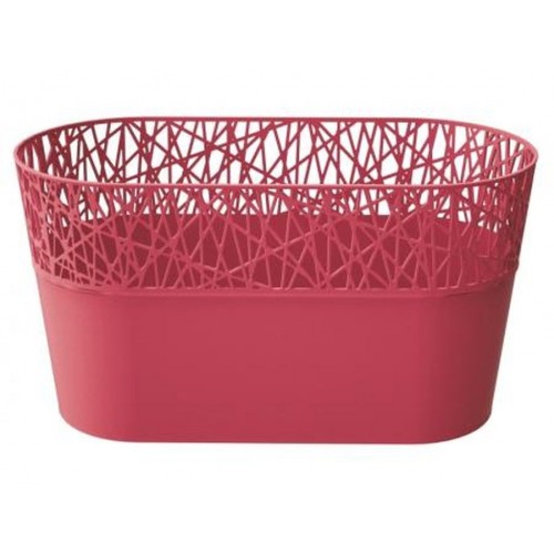PROSPERPLAST CITY Truhlík s čipkou 28,5 cm, malina DCIT285 PROSPERPLAST CITY Truhlík s čipkou 28,5 cm, malina DCIT285