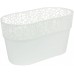 Prosperplast Naturo Truhlík s čipkou 27,5 cm, biela DNAT275