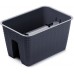 PROSPERPLAST RATOLLA Truhlík na zábradlie 39,6x27,2x22,5cm, antracit DRLB400