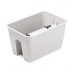 PROSPERPLAST RATOLLA Truhlík na zábradlie 39,6x27,2x22,5cm, biela DRLB400