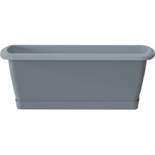 Prosperplast RESPANA SET Truhlík s miskou 59x18,4x14,5cm, sivý kameň ISE600P