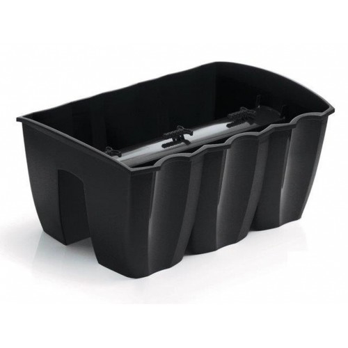 Prosperplast CROWN Truhlík balkónový 39 x 28 x 20cm, 12l, antracit DCRO400 Prosperplast CROWN Truhlík balkónový 39 x 28 x 20cm, 12l, antracit DCRO400