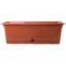 Prosperplast CAMELIA truhlík s miskou 40,2x17x14,3cm terakota DCM400