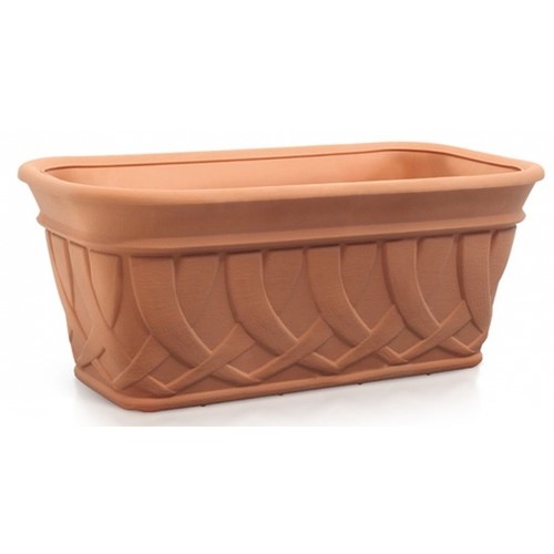 PROSPERPLAST GALEON Truhlík 80x41x33cm, 54l, terakotová DBKS80