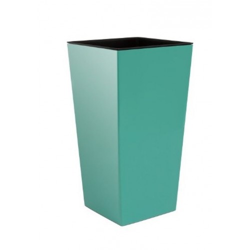 PROSPERPLAST URBI SQUARE Kvetináč 40 / 91,5l, tyrkys DURS400