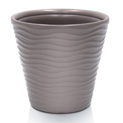 Prosperplast WAVE kvetináč 34,2x32,3cm mocca DBWA350 Prosperplast WAVE kvetináč 34,2x32,3cm mocca DBWA350