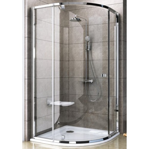 RAVAK PIVOT PSKK3-100 sprchovací štvrťkruhový kút, white/chróm Transparent 376AA100Z1 RAVAK PIVOT PSKK3-100 sprchovací štvrťkruhový kút, white/chróm Transparent 376AA100Z1