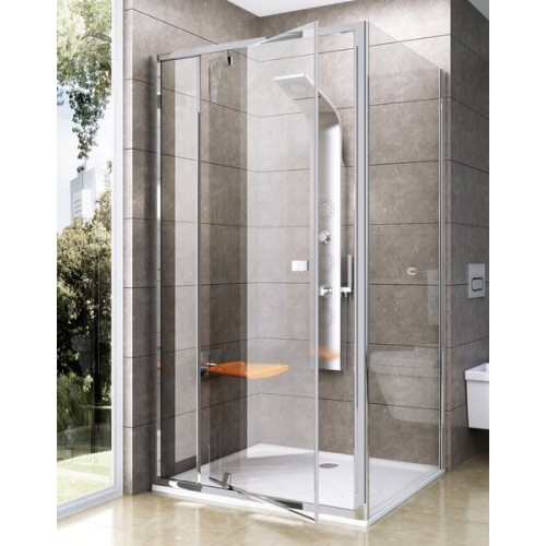 RAVAK PIVOT Sprchová pevná stena PPS-80 white Transparent 90G40100Z1