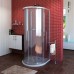 POLYSAN LUCIS LINE polkruhová sprchová zástena 900x900mm, číre sklo