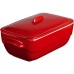 PYREX Pekáč hranatý s vekom RED MINI 16 x 9 cm