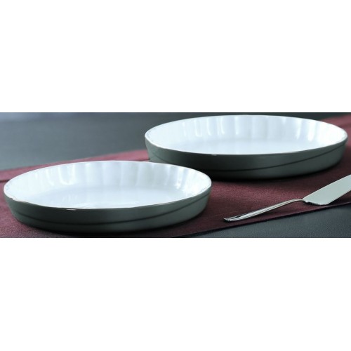 PYREX Zapekacia forma guľatá GREY 30 x 30 cm PYREX Zapekacia forma guľatá GREY 30 x 30 cm
