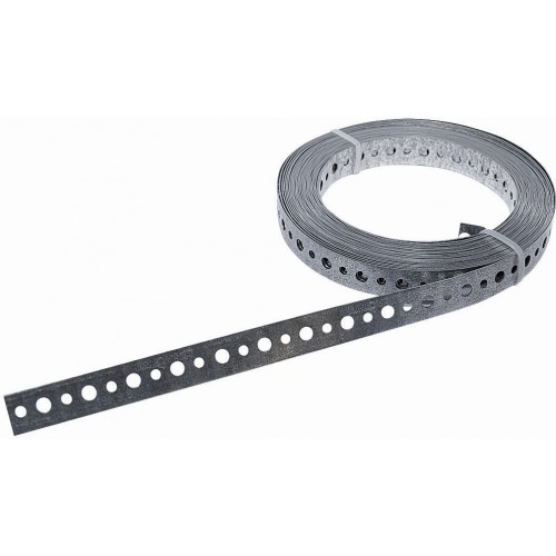 RABOVSKÝ Oceľová páska dierovaná 18x0,8 mm / 10bm 19908018 RABOVSKÝ Oceľová páska dierovaná 18x0,8 mm / 10bm 19908018