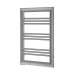 SAPHO RAMA vykurovacie teleso 595x944 mm, strieborná štruktúra, RM-609SS