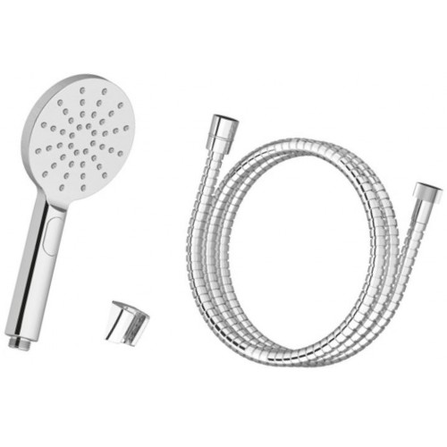 RAVAK 904.00 Vaňový set Ručná sprcha Flat Hmla, hadice z odolného plastu 150 cm X07S007