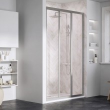 RAVAK SUPERNOVA ASDP3-80 Sprchové dvere posuvné trojdielne, biela/číre, 198cm 00V401R2Z1