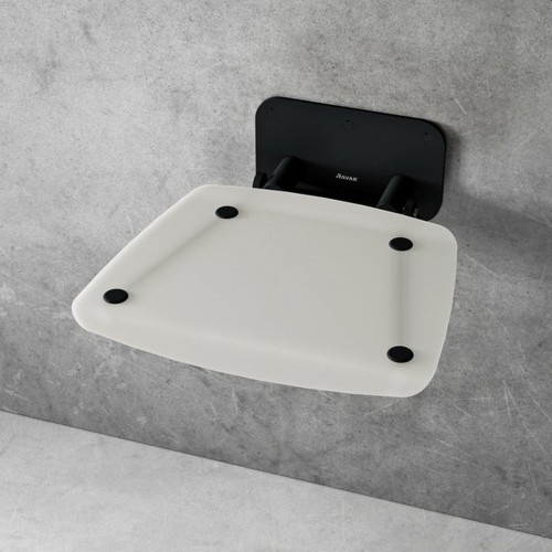 RAVAK OVO-B II-CLEAR/BLACK Sedátko B8F0000059