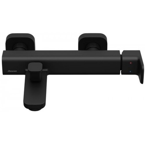 RAVAK 10° FREE BLACK TD F 022.20 Vaňová nástenná batéria X070152