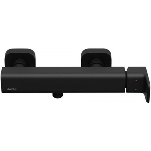 RAVAK 10° FREE BLACK TD F 032.20 Sprchová nástenná batéria X070153