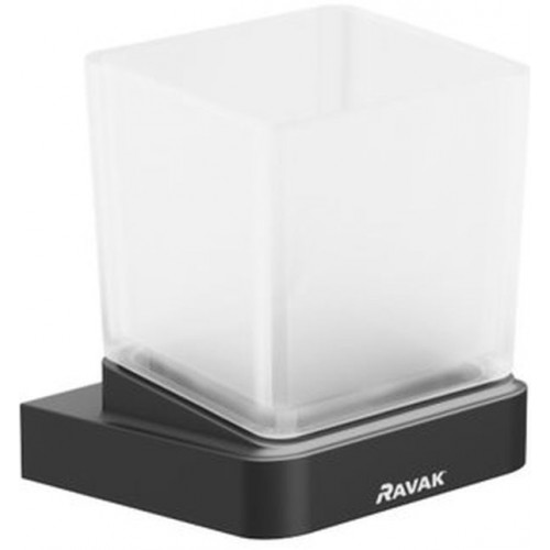 RAVAK 10° BLACK TD 210.20 Držiak s pohárikom X07P557
