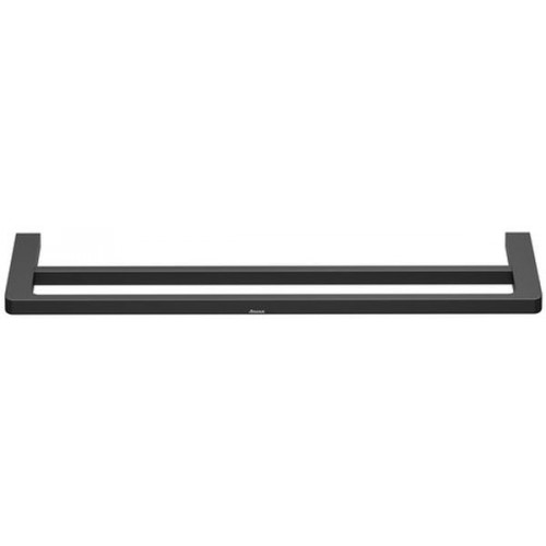 RAVAK 10° BLACK TD 320.20 Držiak na uterák dvojitý 64 cm X07P562
