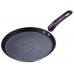 RENBERG Panvica na palacinky 24cm s mramorovým povrchom, fialová RB-1024fial