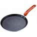 RENBERG Panvica na palacinky 24cm s mramorovým povrchom, oranžová RB-1024oran