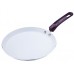 RENBERG Panvica na palacinky 24 cm s keramickým povrchom, fialová RB-1025fial