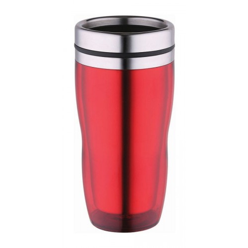 RENBERG Termohrnček 450 ml, červený RB-3010cerv