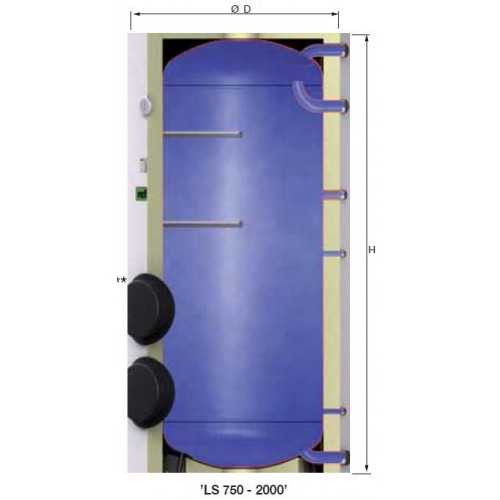 Reflex LS 1500 akumulačný zásobník, biela 6500300