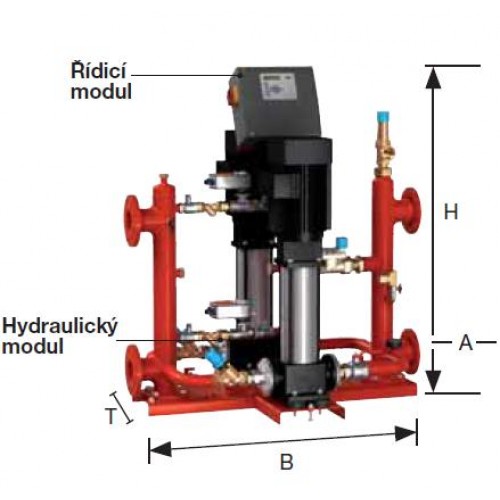 Reflex Gigamat GS 1.1 čerpadlový expanzný automat, riadiaci modul 6912500