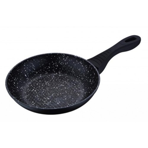 RENBERG Panvica s mramorovým povrchom 28 cm, čierna RB-1123