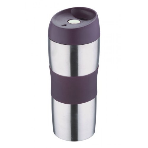 RENBERG Termohrnček cestovný 450 ml, fialový RB-3020