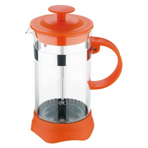 RENBERG Kanvička na čaj a kávu French Press 600 ml oranžová RB-3108