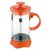 RENBERG Kanvička na čaj a kávu French Press 600 ml oranžová RB-3108
