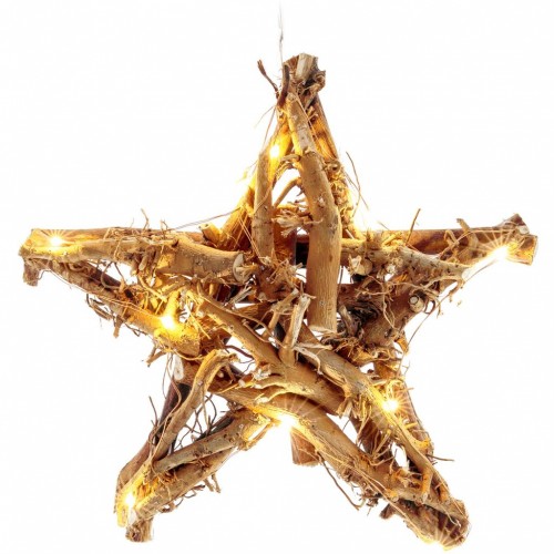 RETLUX RXL 155 AA LED Vianočné osvetlenie hviezda ratan 250mm WW teplá biela 50002298