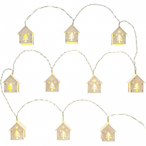 RETLUX RXL 168 AA 10LED Vianočné osvetlenie domček 2 + 0,3m WW teplá biela 50002310