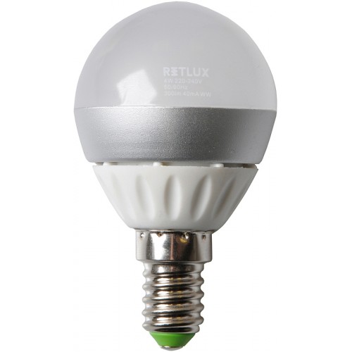 RETLUX REL 13CW žiarovka LED G45 4W E14 CW 50001316 RETLUX REL 13CW žiarovka LED G45 4W E14 CW 50001316
