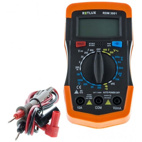 RETLUX RDM 3001 Digitálny multimeter 50002704