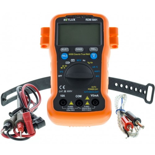 RETLUX RDM 5001 Digitálny multimeter 50002705 RETLUX RDM 5001 Digitálny multimeter 50002705