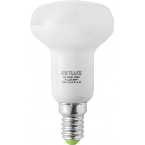 RETLUX RLL 38 LED žiarovka R50 6W E14 50002247