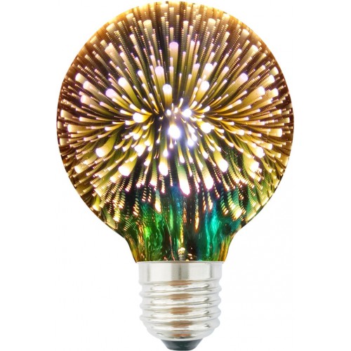 RETLUX RXL 309 3D LED žiarovka s 3D efektom G95 E27 50003485 RETLUX RXL 309 3D LED žiarovka s 3D efektom G95 E27 50003485