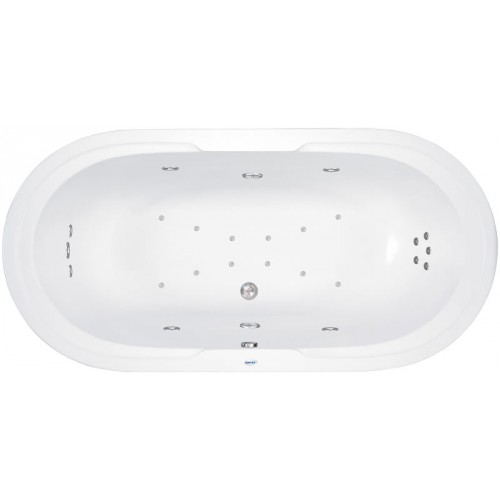 TEIKO Vaňa Rhodos 195 oválna 195x115 cm - HTP systém EASY V214195N04T01021