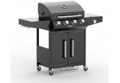 Riwall PRO RGG 41 - plynový gril 15 kW so štyrmi horákmi a bočným varičom GB01A2401114B
