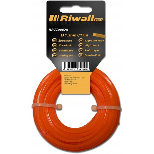 Riwall PRO Žacie lanko pr. 1,2mm, dĺžka 15m, štvorcový prierez RACC00076